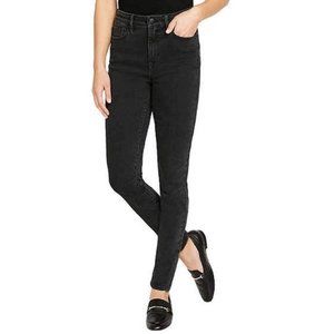 Buffalo David Bitton High-Rise Stretch Skinny Jeans, Black